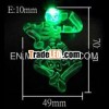 10L LED Halloween Lights 70mm Skeleton Man Lights String Green LED Green Wire