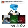 Mini stage light in red and green color with star effect