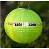 Hanging Up Solar Powered Lantern With Dual White LED Light