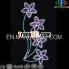 2012 new style- 2D LED flower motif light