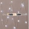 20 LED Fairy Lights,  4.26' Ultra Thin Silver Wire,  Cool White