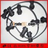 E27 belt light 10m cable with 20 socket