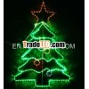 green beautiful christmas tree for led motif rope light