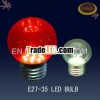 OEM support color decorative clear glass led bulb