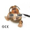 Lamp made of coconut shell,  dog
