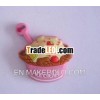 3D ice cream rubber fridge magnet