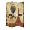 Romantic Eiffel Tower canvas screen&room divider