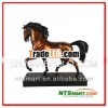 home decor horse carving