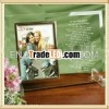 Engraving Bless Crystal Photo Frame Card For Sister's Souvenirs