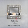 Wall Square Mirror with Small Round Mirrors