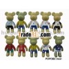 home decor, plastic decor, funny decor lovely bear set sport theme