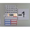 die cut letters numbers, flexible vinyl magnetic sheeting, kiss cut, precut magnet, education magnet