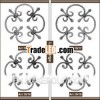 Decorative Wrought Iron Rosette