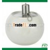 Ceramic oil lamp with stainless steel tank
