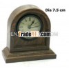 wooden desk clock