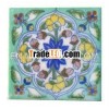 Iron Wall Hook Blue Pottery Tiles