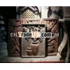 Decorative Carved Sandstone Wall Hanging (164)