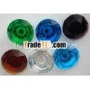 Decorated Glass Knobs