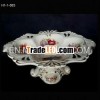 H1-1-83 Bloom porcelain candy dish