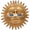 Brass made Sun Wall Mask Indian Traditional Artifacts Craft Metal Craft