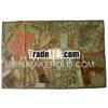 BEAUTIFUL BEADED VINTAGE SARI FABRIC TAPESTRY