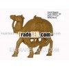 wooden camel statue