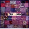 BEADED VINTAGE SARI SEQUIN PATCHWORK TAPESTRIES