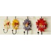 metal flowers pastoral wall hook