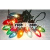 Vintage C9 Christmas Light String 18' 15-bulb In/Outdoor