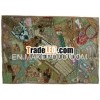 Beautiful Vintage sari Fabric Patchwork Wall Hangings India