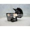 metal hedgehog flower pot