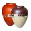 Coiled Bamboo Flower Vase