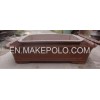 90cm 72cm Lower Quality Large unglazed Rectangle shape bonsai pots