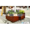 Solid wood square wood planter for sale
