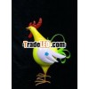 Metal rooster watering can