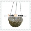 woven hanging planter pots