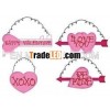 wood valentine DECORATION