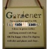 Garden sign