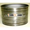 Oval Planter Made of Iron With Old Silver Finish
