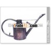 Metal Watering Cane With Copper Antique