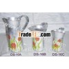 ZINC HANDPAINTED JUG