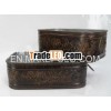 Colored Metal Planter For Indoor And outdoor Decoration