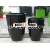 Set of 2 Polystone Pot