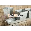 Galvanized Garden Planter,  Flower Planter,  Outdoor Planter