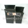 Square Black Wash Planter , Floor Planter Black Wash, Large Planter Vase Suitable for Home and Garde