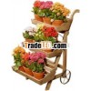 Wood floor stand for pot