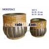 Handicraft Ceramic Flower Pots/ Ceramic Weaving Planters/ Weaving Ceramic pots