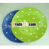 cute dots color glazed ceramic plates