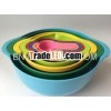 8PCS Melamine Multi-Purpose Bowl Sets With Measuring Cup