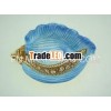 Colourful Conch Shell Ceramic Plate